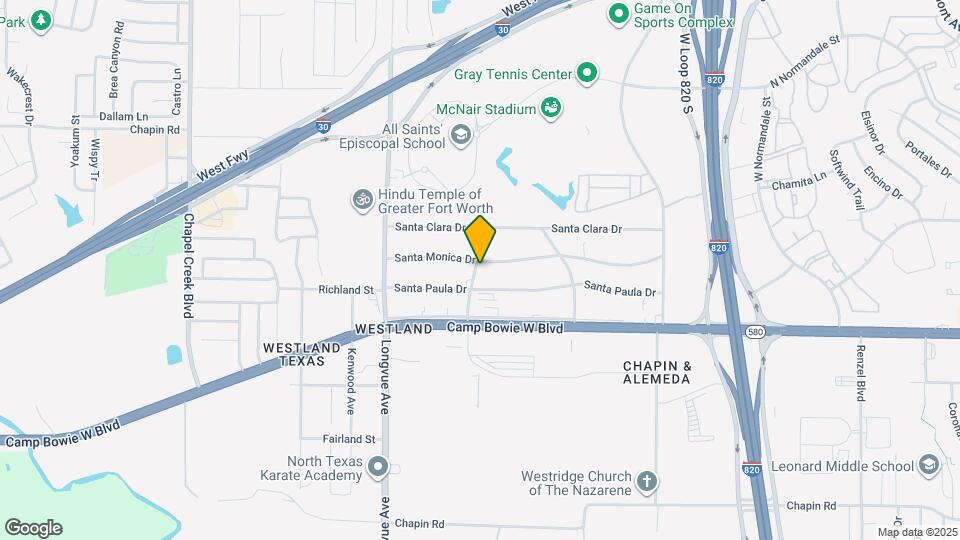 3201 San Jacinto Dr Map and Location Details