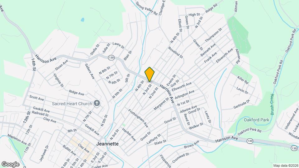 611 N 3rd St, Unit Apt B Map and Location Details