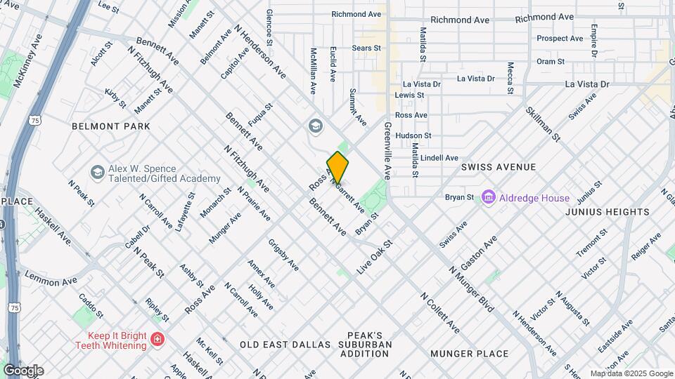 1603 N Garrett Ave Map and Location Details
