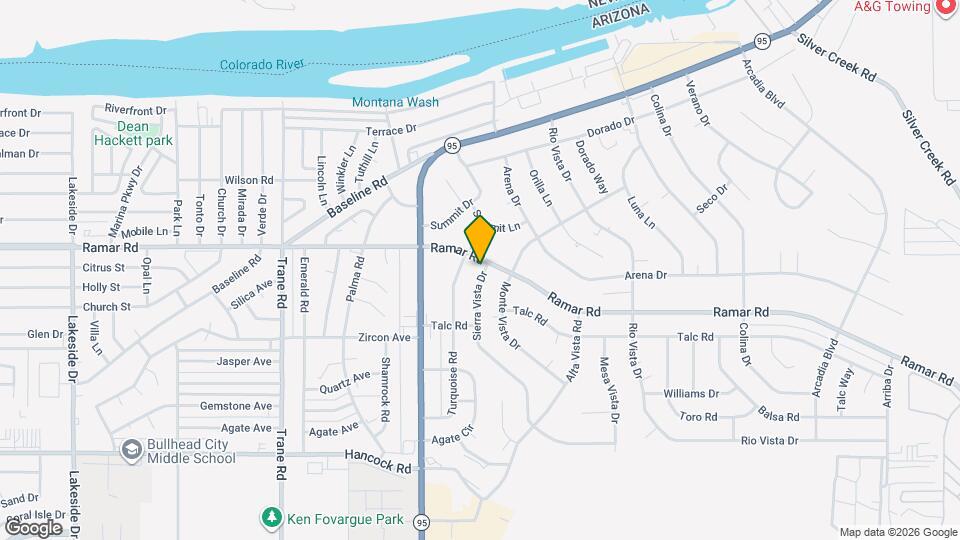 1525 Sierra Vista "O" Map and Location Details