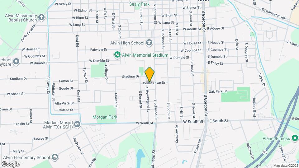 813 Cedar Lawn Dr Map and Location Details