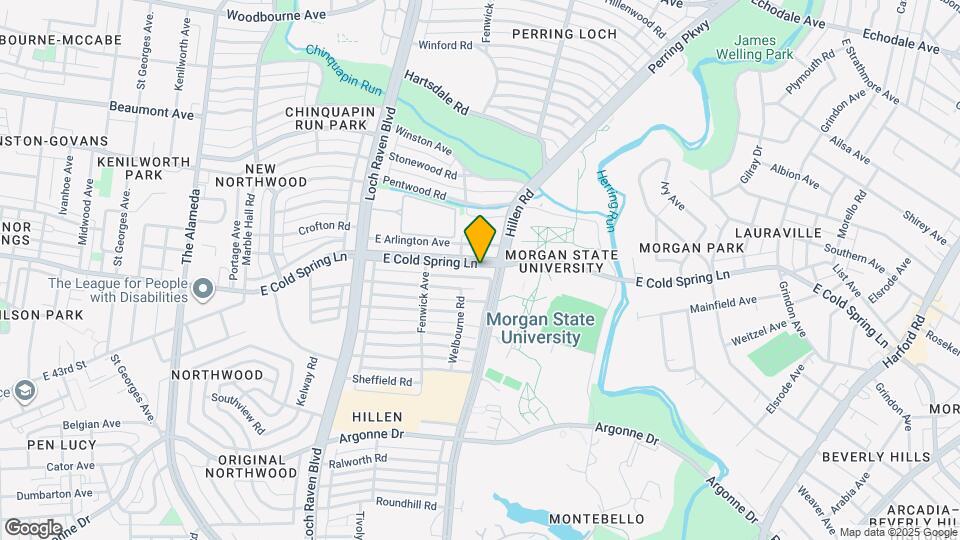 1655 E Cold Spring Ln Map and Location Details