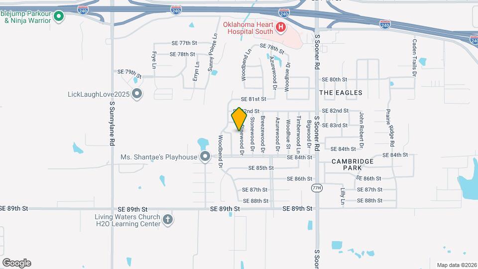 8401 Pinewood Dr Map and Location Details