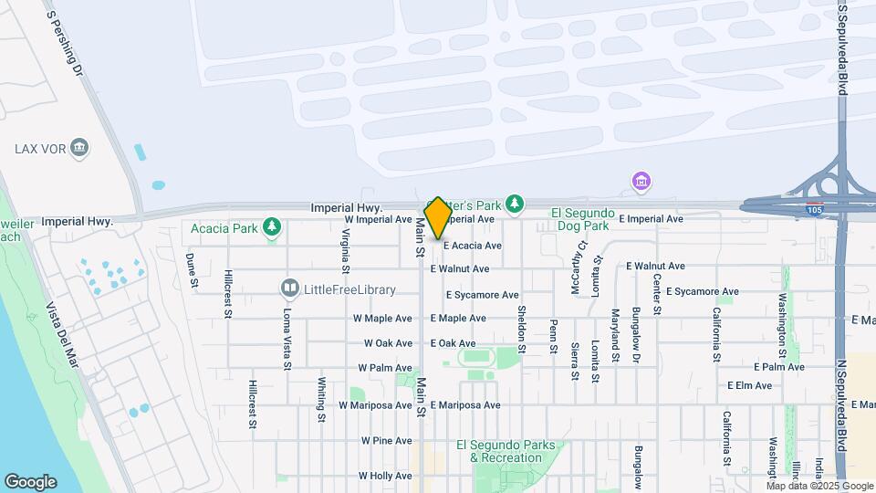 925 Pepper St Mapa y Detalles de la Ubicación