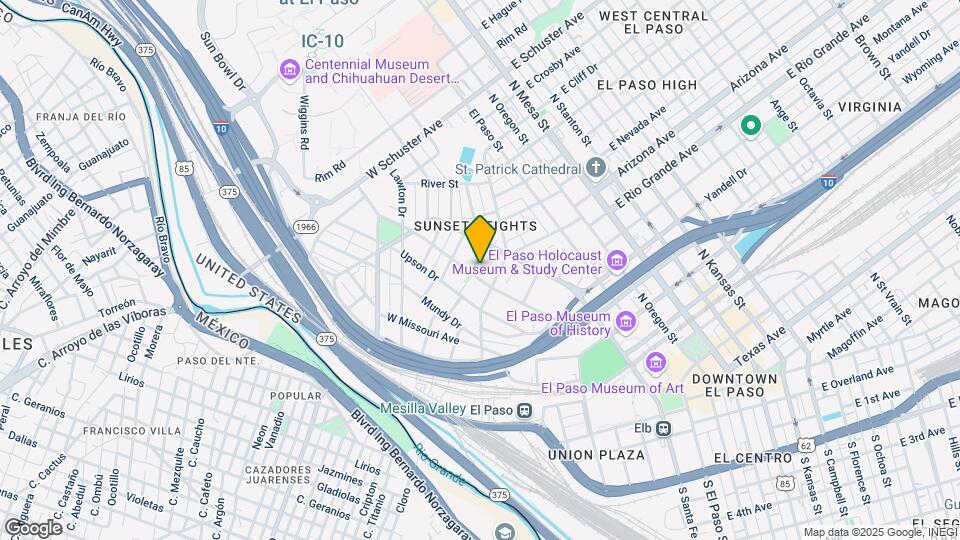 701 Prospect St Mapa y Detalles de la Ubicación