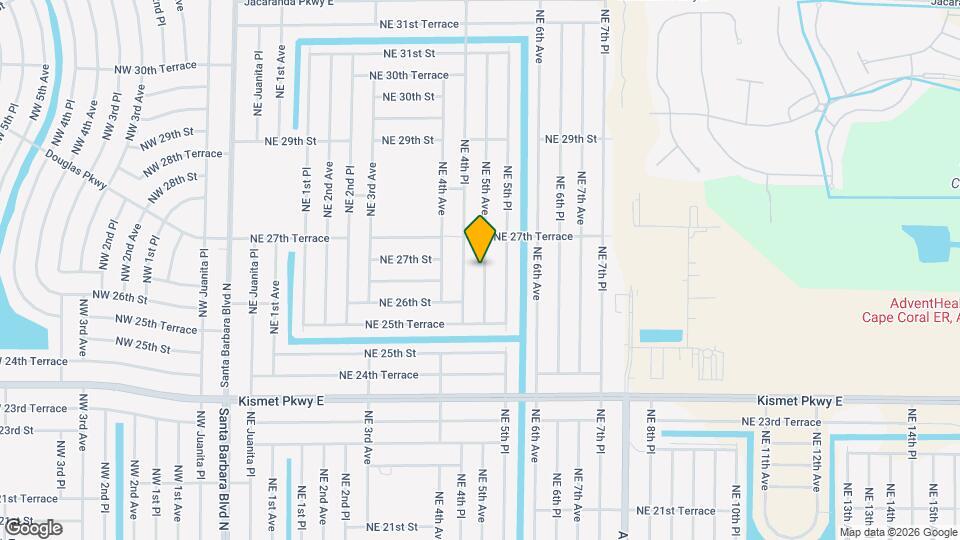 2620 NE 5th Ave Map and Location Details