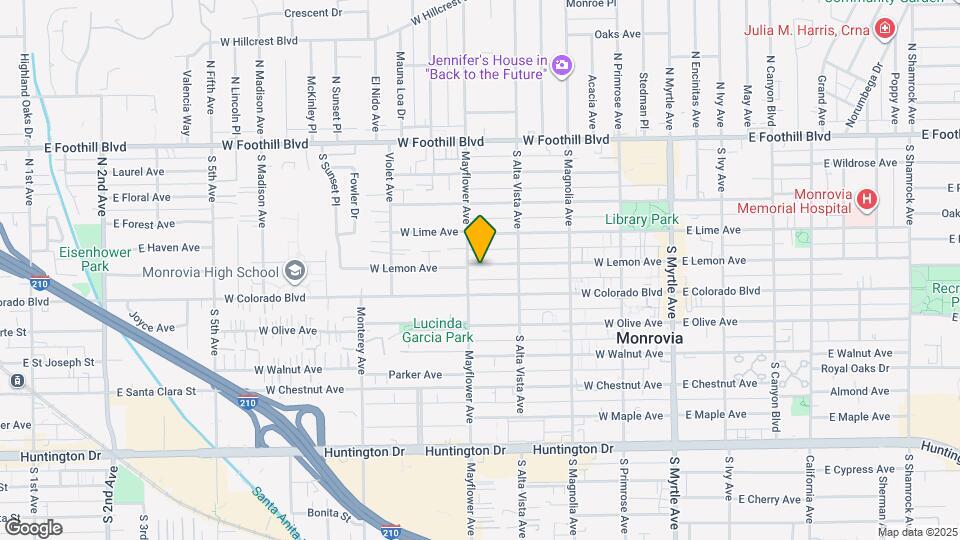 440 W Lemon Ave Mapa y Detalles de la Ubicación