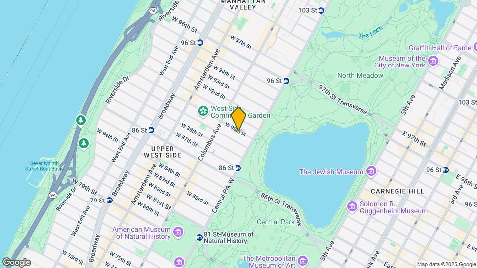 24 W 90th St Map and Location Details