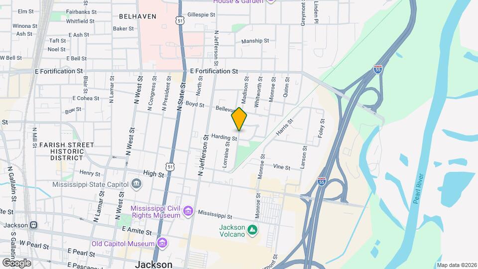 816 Madison St Map and Location Details