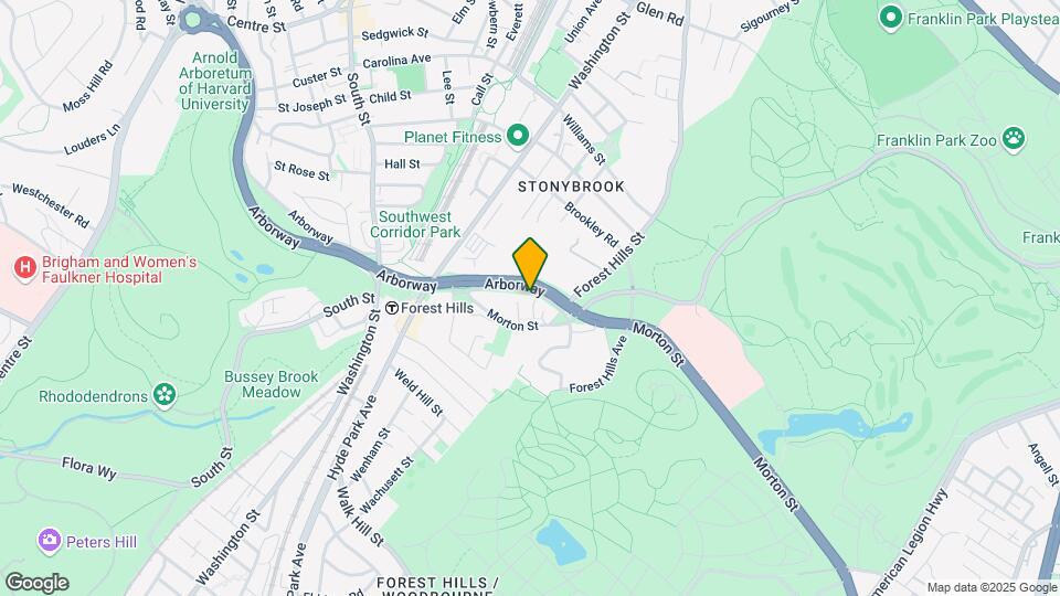465 Arborway Map and Location Details