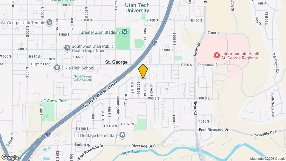 784 S 900 E Map and Location Details