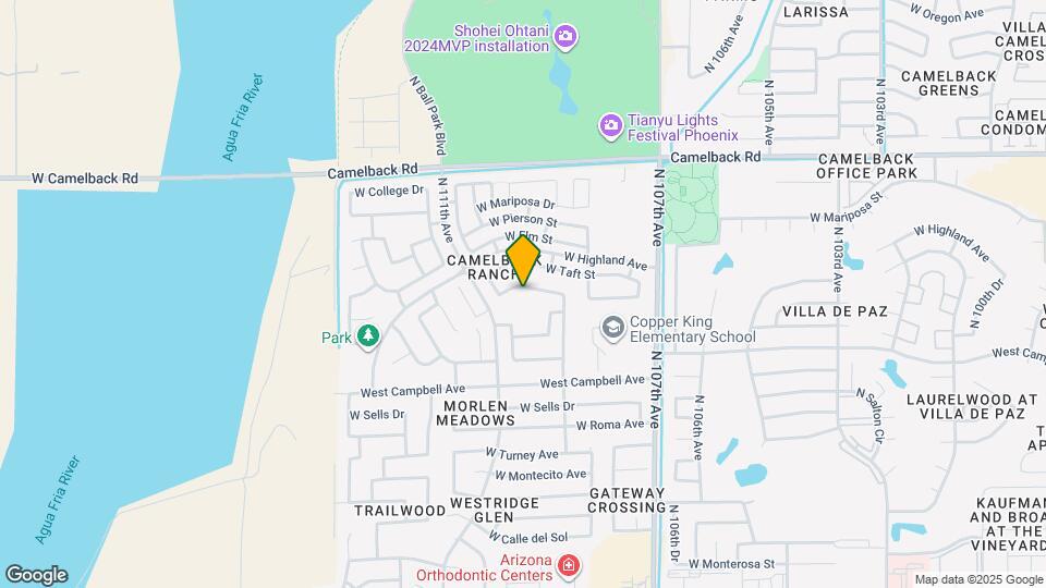 10925 W Coolidge St Map and Location Details