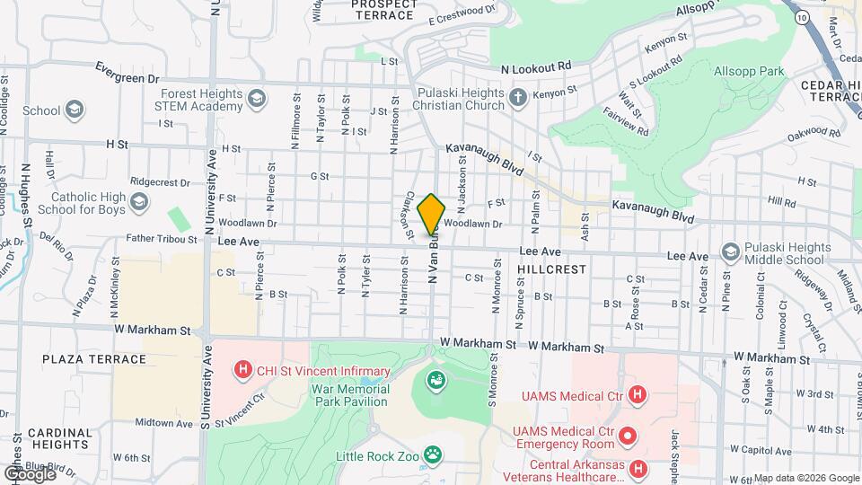 5100 Lee Ave Map and Location Details