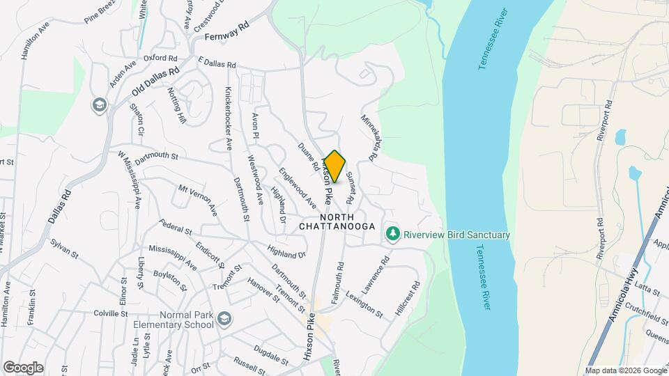 1504 Hixson Pike Map and Location Details