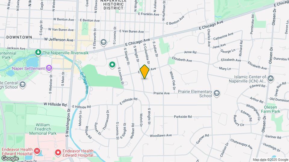 438 S Wright St Map and Location Details