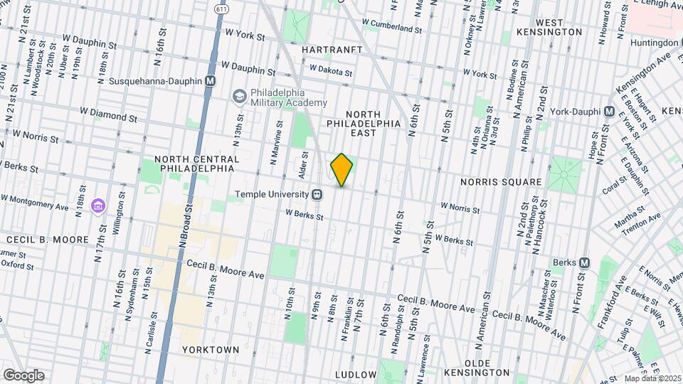 808 W Norris St-Unit -C Map and Location Details