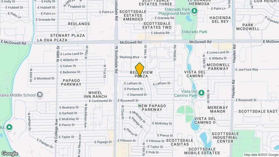 7323 E Belleview St Map and Location Details