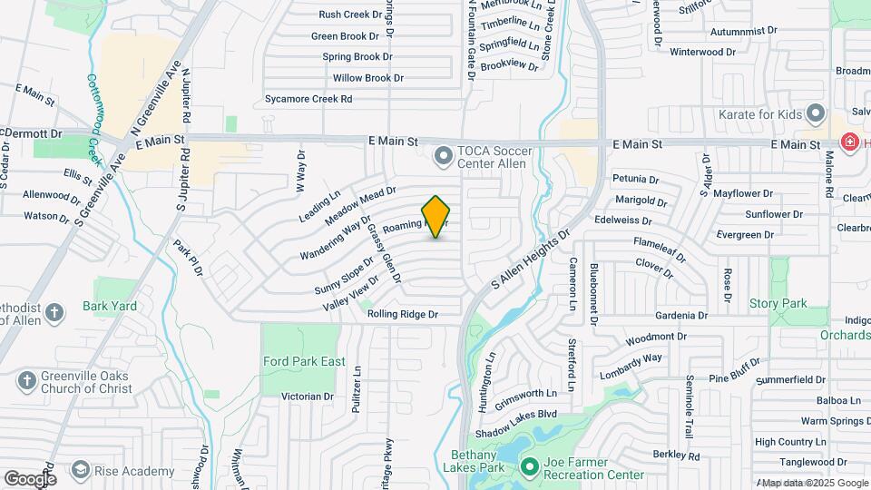 910 Sunny Slope Dr Map and Location Details