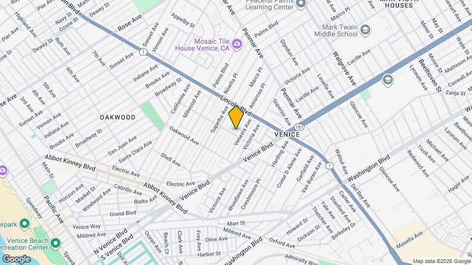 2012 Linden Ave Map and Location Details