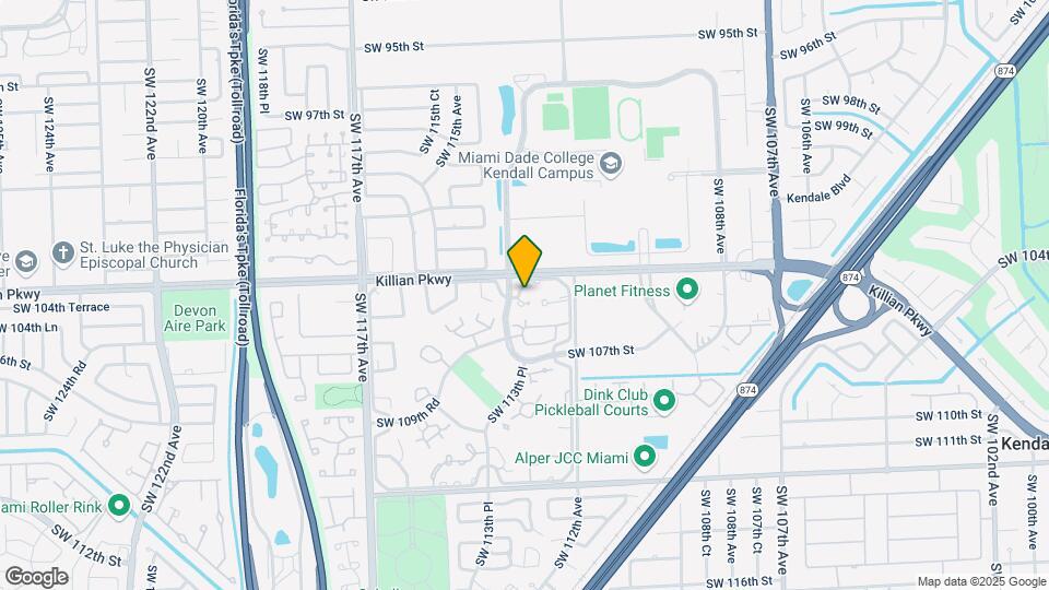 10575 SW 113th Pl Mapa y Detalles de la Ubicación