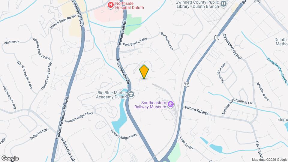 3625 Palisade Park Dr Map and Location Details