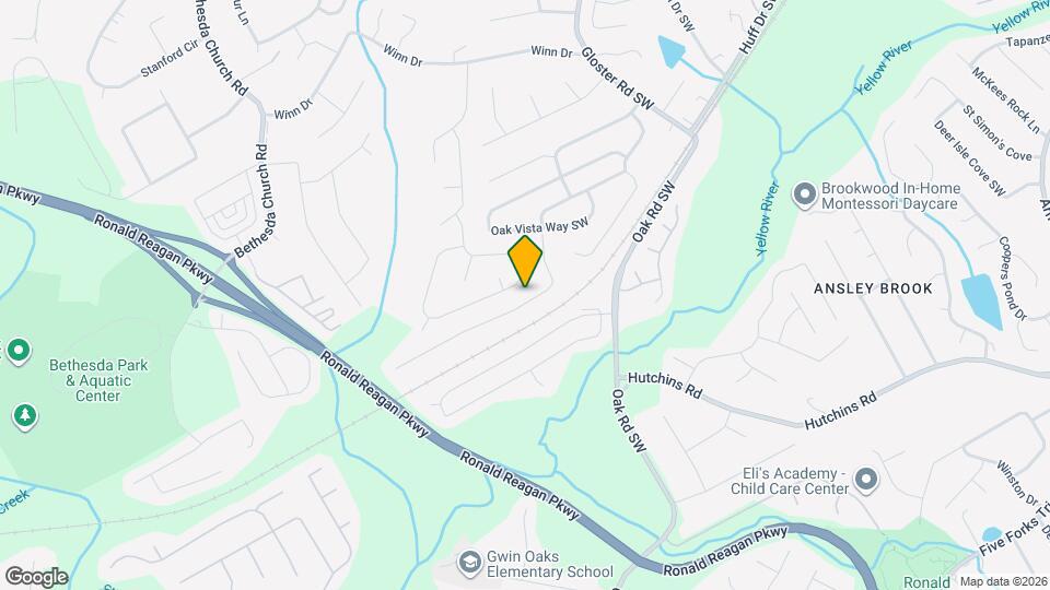 461 Oak Vista Ct Map and Location Details