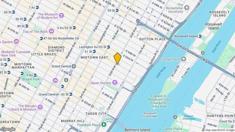 300 East 51st Street Map and Location Details