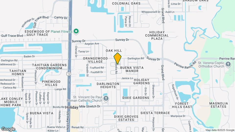 2412 Arcadia Rd Map and Location Details