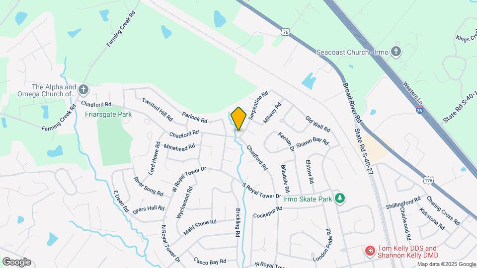 101 Serpentine Rd Map and Location Details