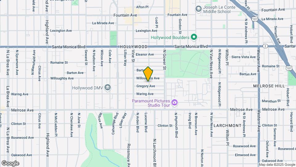 5901 Gregory Ave Map and Location Details