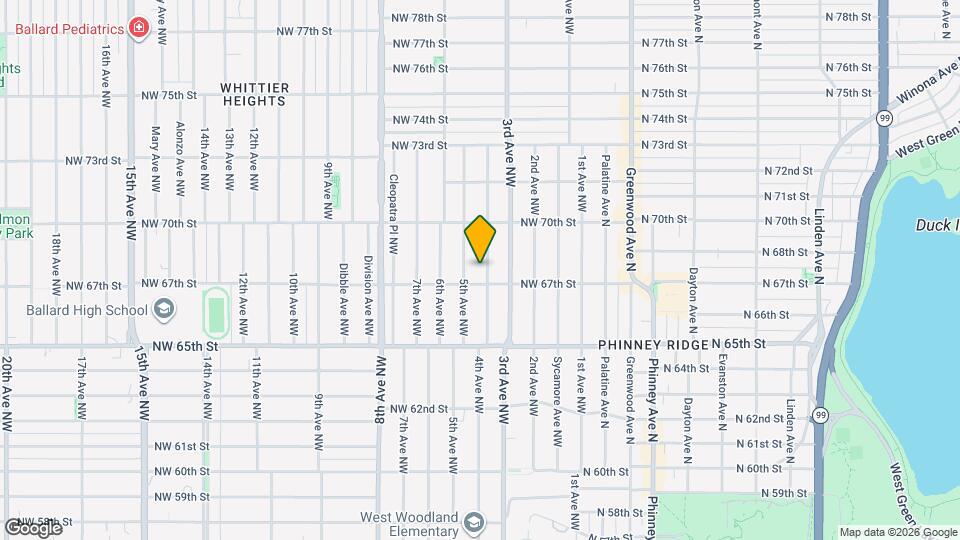 6711 4th Ave NW Map and Location Details