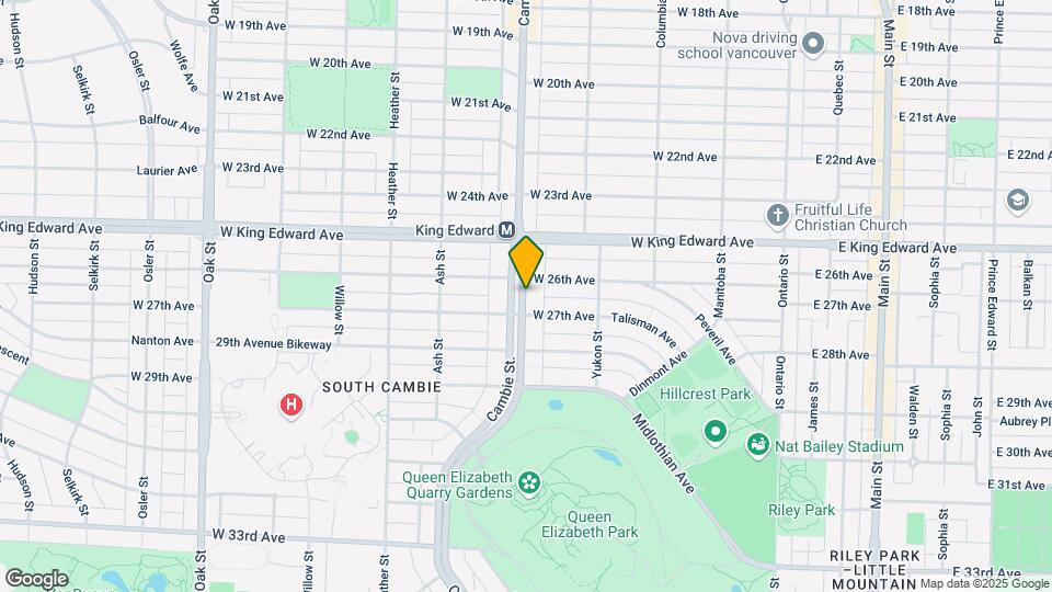 4240 Cambie St. Map and Location Details