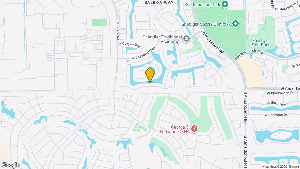 1710 W Bartlett Way Map and Location Details