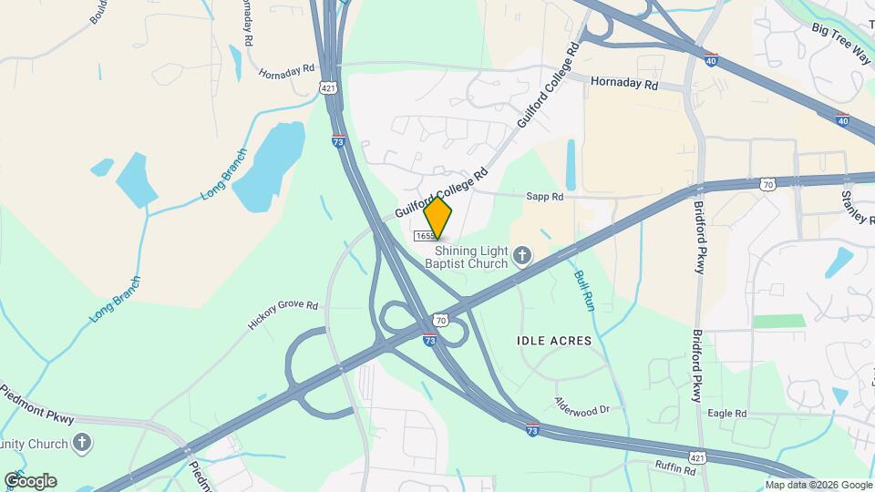 5805 Highlawn Dr Map and Location Details