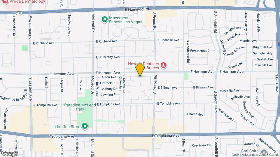 4535 Brookside Way Mapa y Detalles de la Ubicación