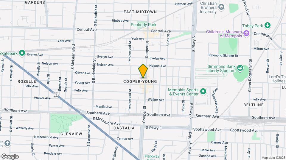 931 S Cooper St Mapa y Detalles de la Ubicación