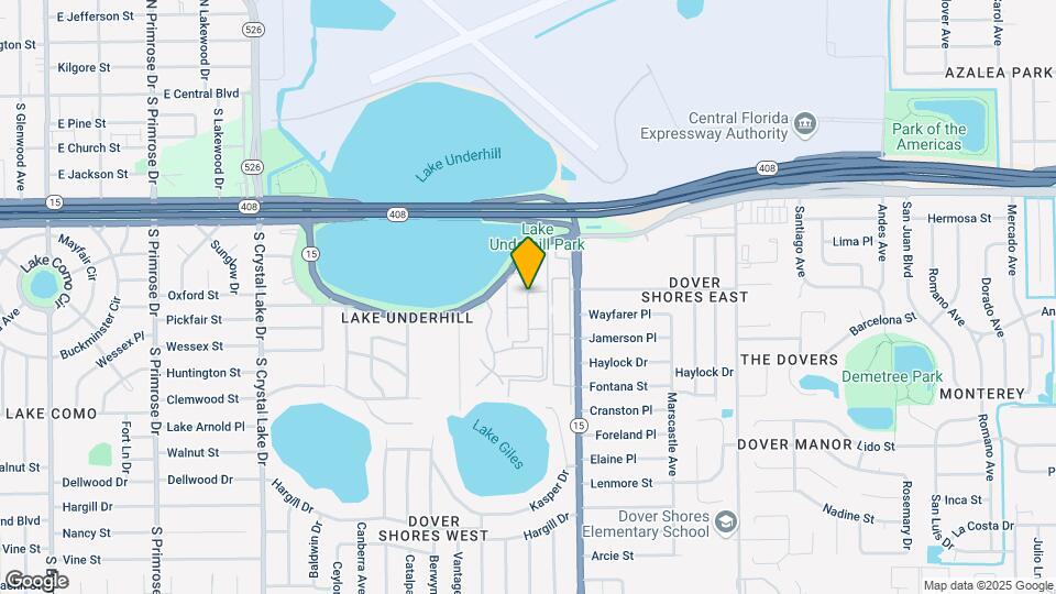 4216 Lake Underhill Rd Map and Location Details