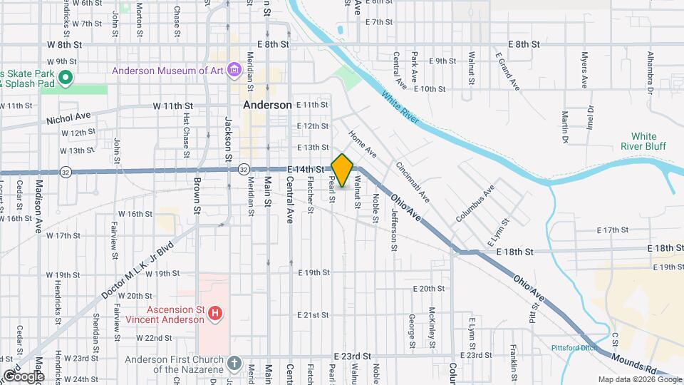 415 E 15th St Map and Location Details