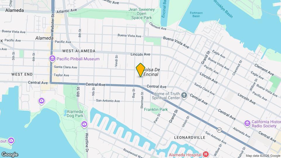 1427 Sherman St Map and Location Details