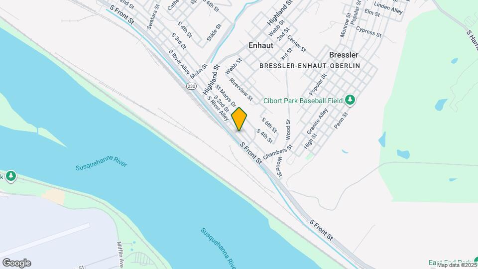 713 S Front St Map and Location Details