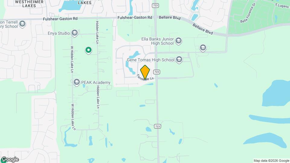 25203 Farmdale Ln Map and Location Details