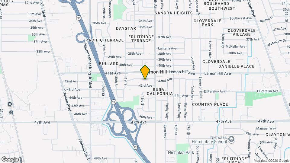 4300 42nd Ave, Unit BSMT 1 Map and Location Details