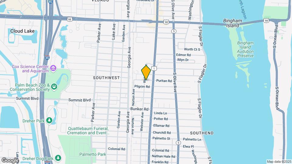 5002 Webster Ave Map and Location Details