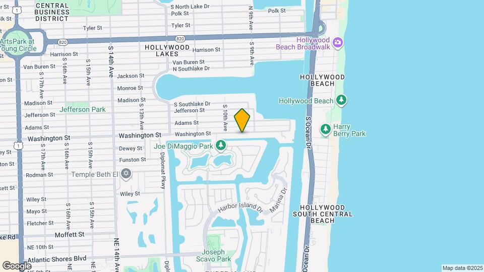 922 Washington St Map and Location Details