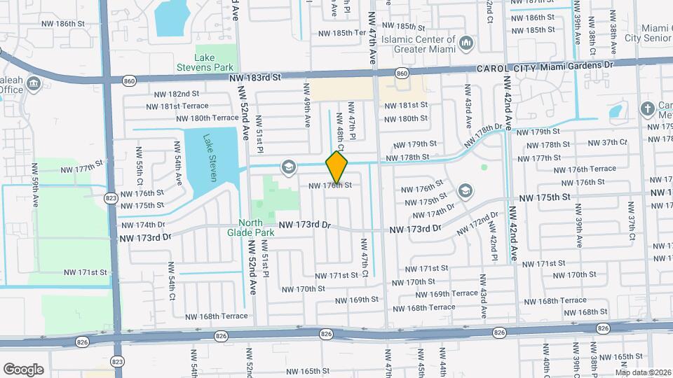 4830 NW 176th St Mapa y Detalles de la Ubicación