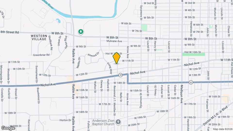 1123 Louise St Map and Location Details
