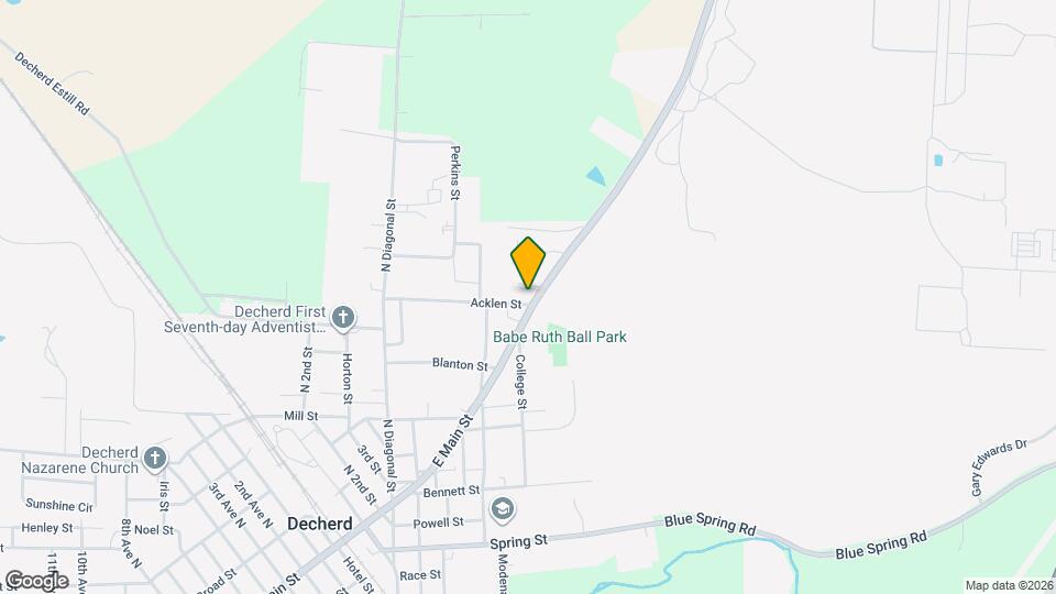 1103 E Main St Map and Location Details