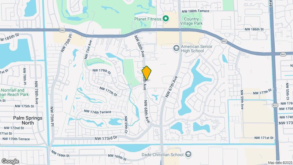 17911 NW 68th Ave Map and Location Details