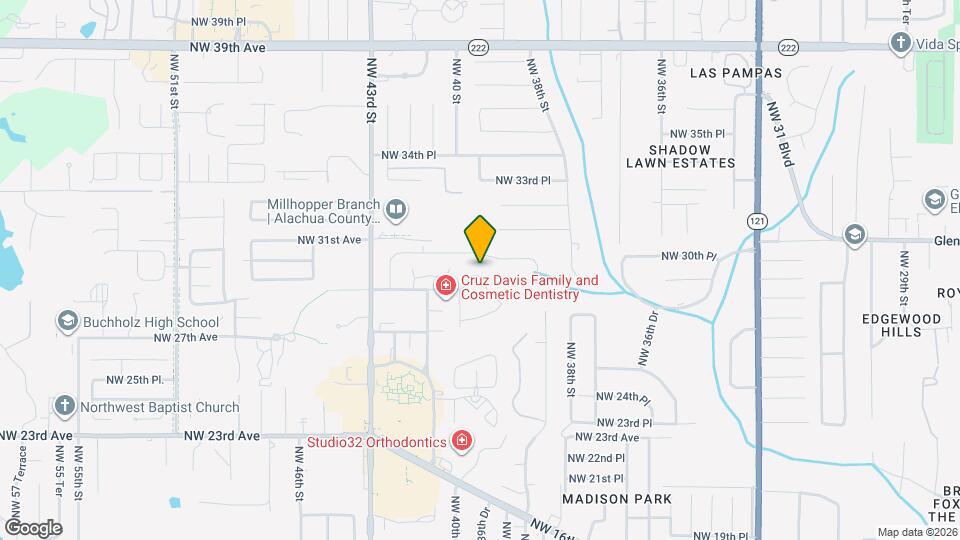 3966 NW 29th Ln Mapa y Detalles de la Ubicación
