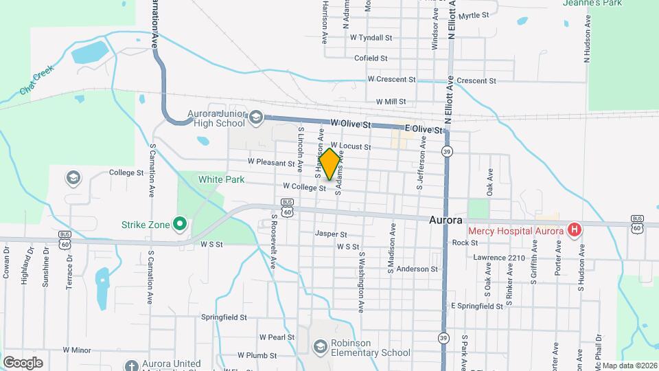 209 W College St Map and Location Details